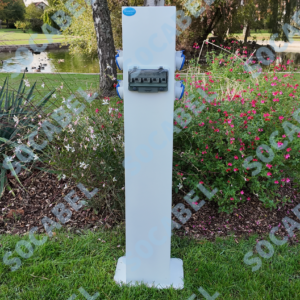 Borne alimentation électrique DOLOMITE pour espace public / Marché, collectivité / Mairie
