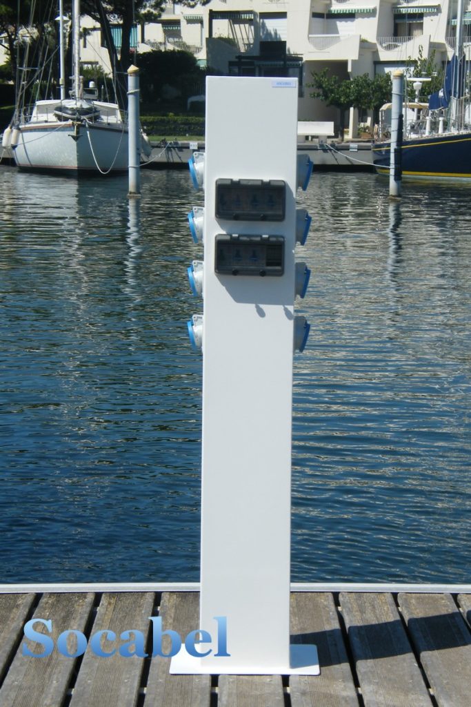 Borne nautisme Dolomite pour pontons marina quai Socabel