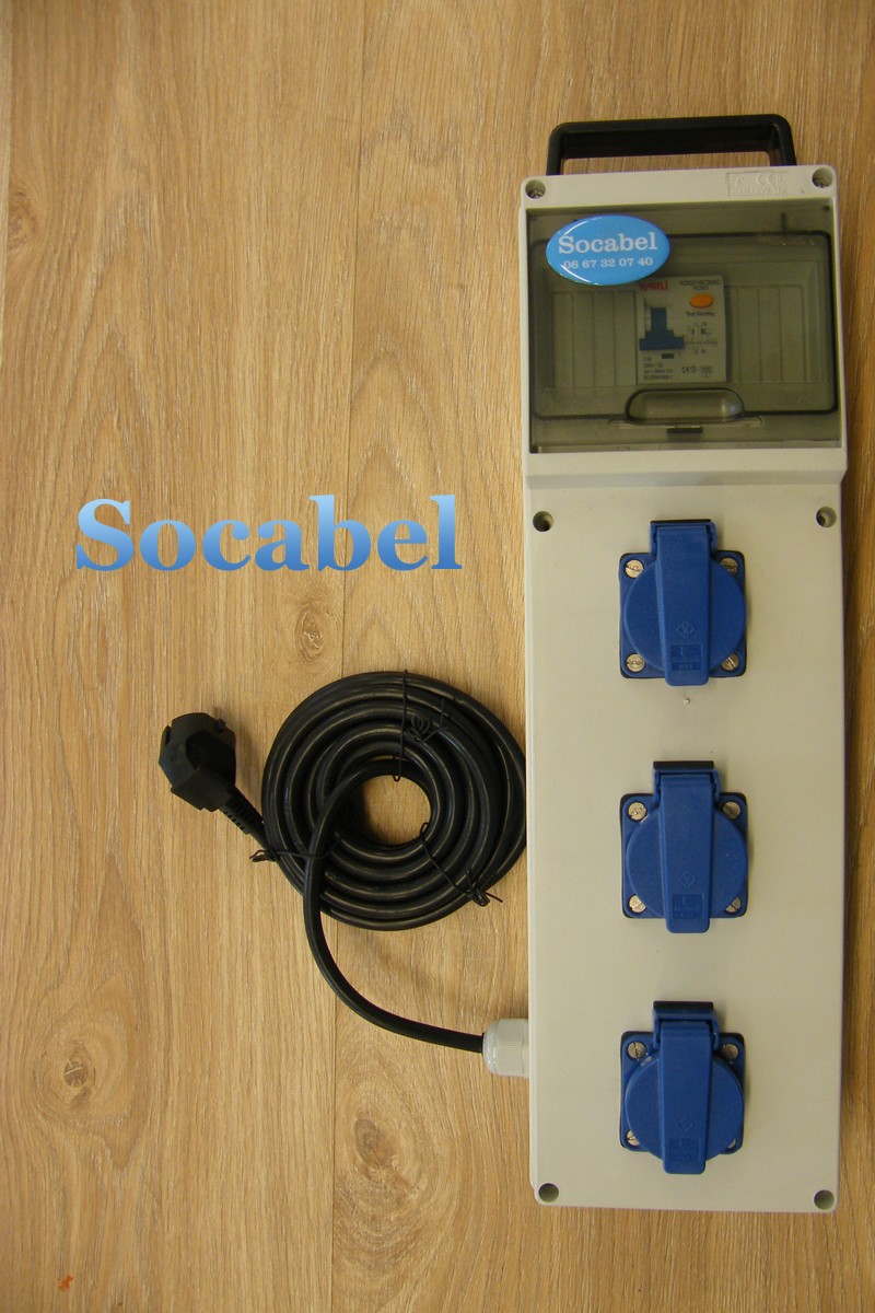 Coffret Electrique Portable - Socabel conceptions électriques sur mesure